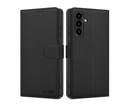Etui do telefonów TECH-PROTECT Wallet do Samsung Galaxy A56 Matte Black